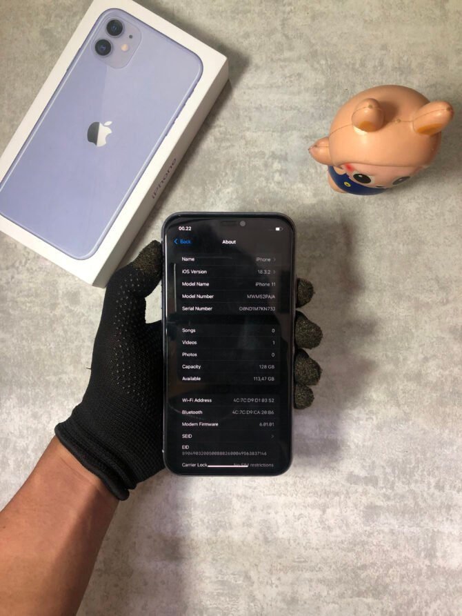 iPhone 11 128GB Purple Second iBox - Gambar 6