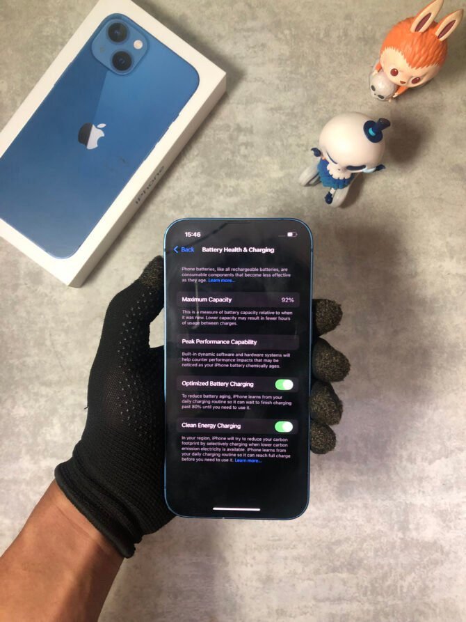 iPhone 13 256GB Blue Second iBox - Gambar 3