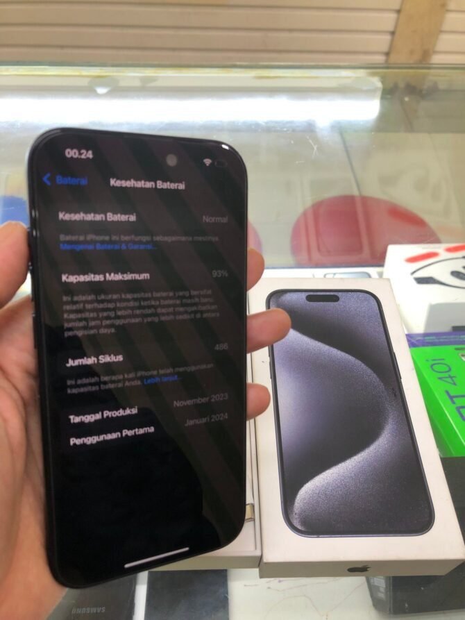 iPhone 15 Pro Second 128GB Blue