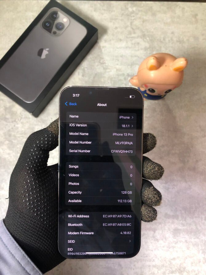 iPhone 13 Pro 128GB Graphite Ex iBox - Gambar 6