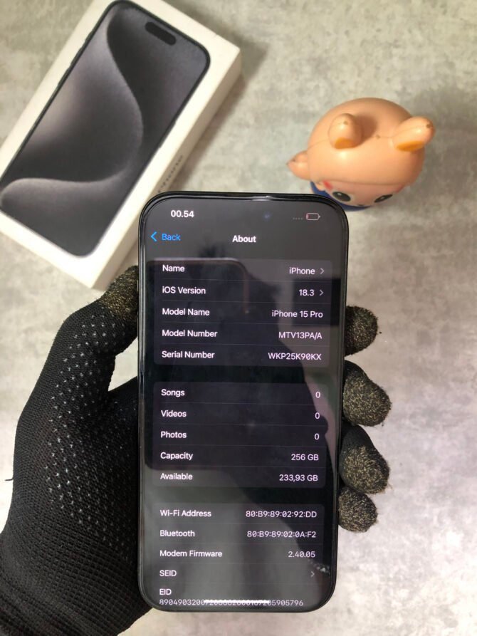 iPhone 15 Pro 256GB Black