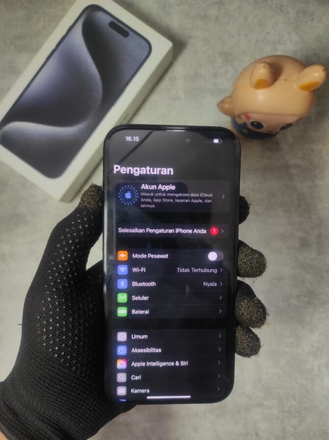 iPhone 15 Pro 256GB Blue Titanium