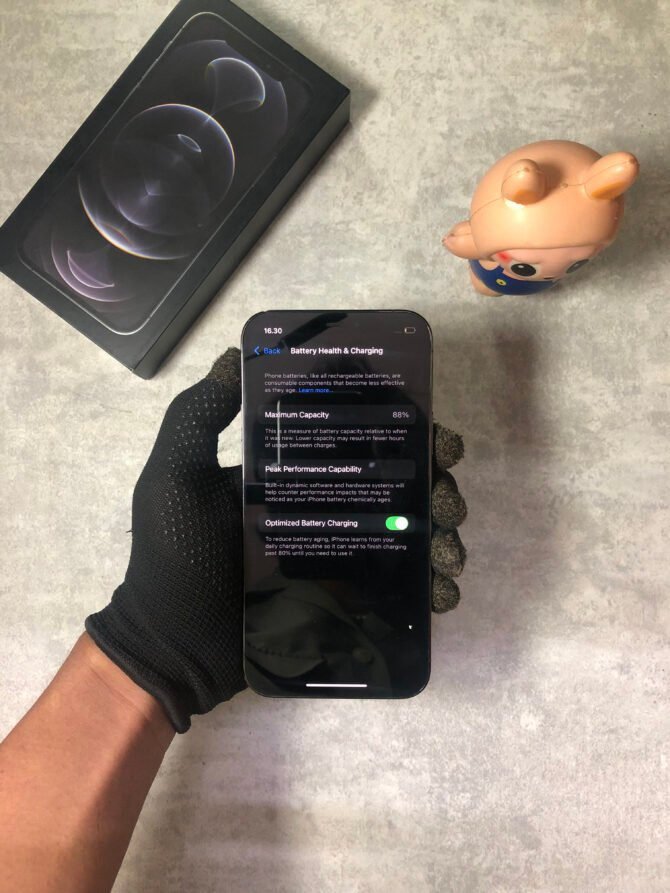 iPhone 12 Pro 128GB Graphite Second iBox - Gambar 5