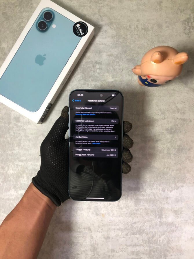 iPhone 16 Plus 256GB Teal Second Blibli - Gambar 4
