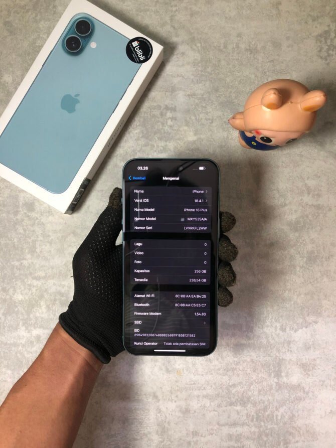iPhone 16 Plus 256GB Teal Second Blibli - Gambar 3