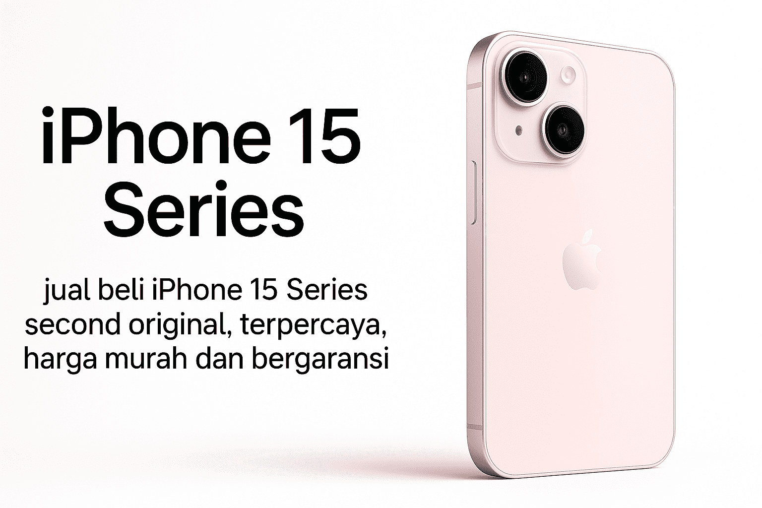Banner iPhone 15 Series Second Bergaransi iSecondphone