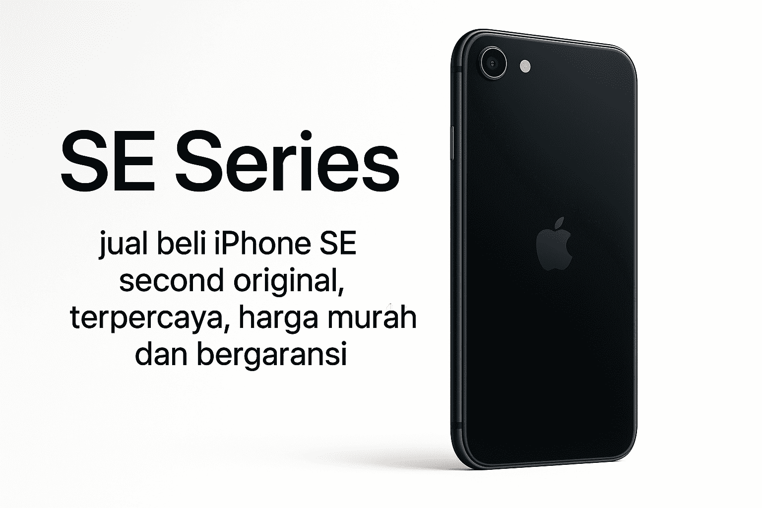 Banner iPhone SE Series Second Bergaransi iSecondphone