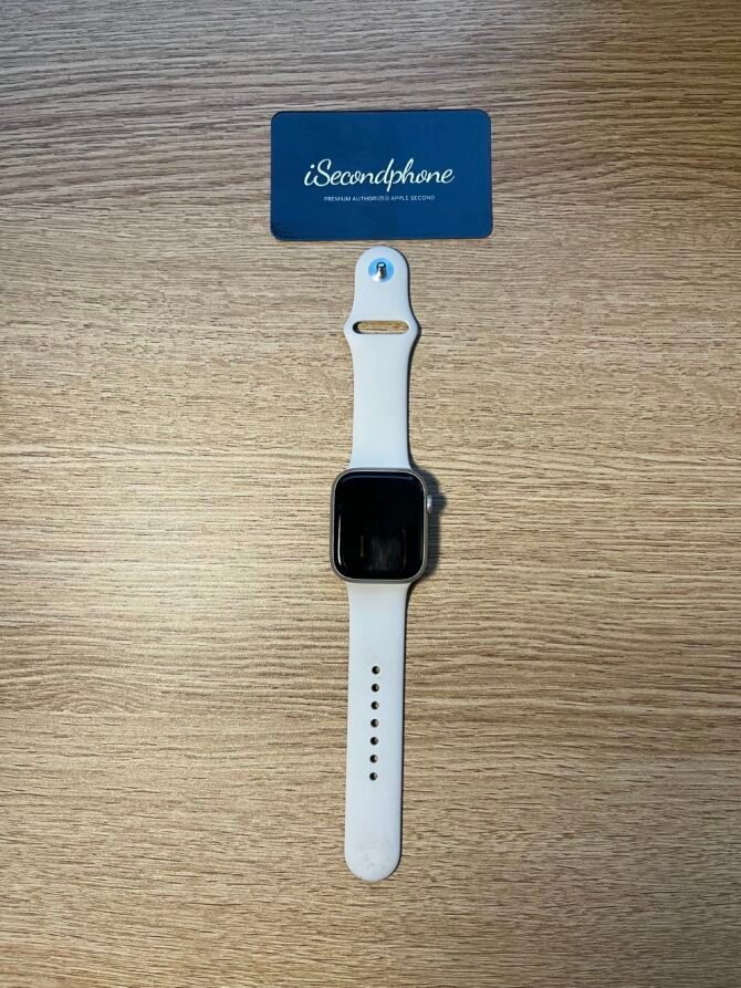 Apple Watch Series 8 45mm Starlight Second - Gambar 2