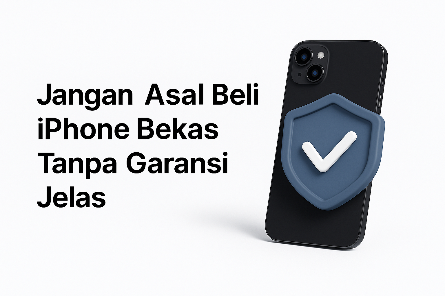 Garansi iPhone bekas resmi iSecondphone dengan perlindungan aman dan transparan