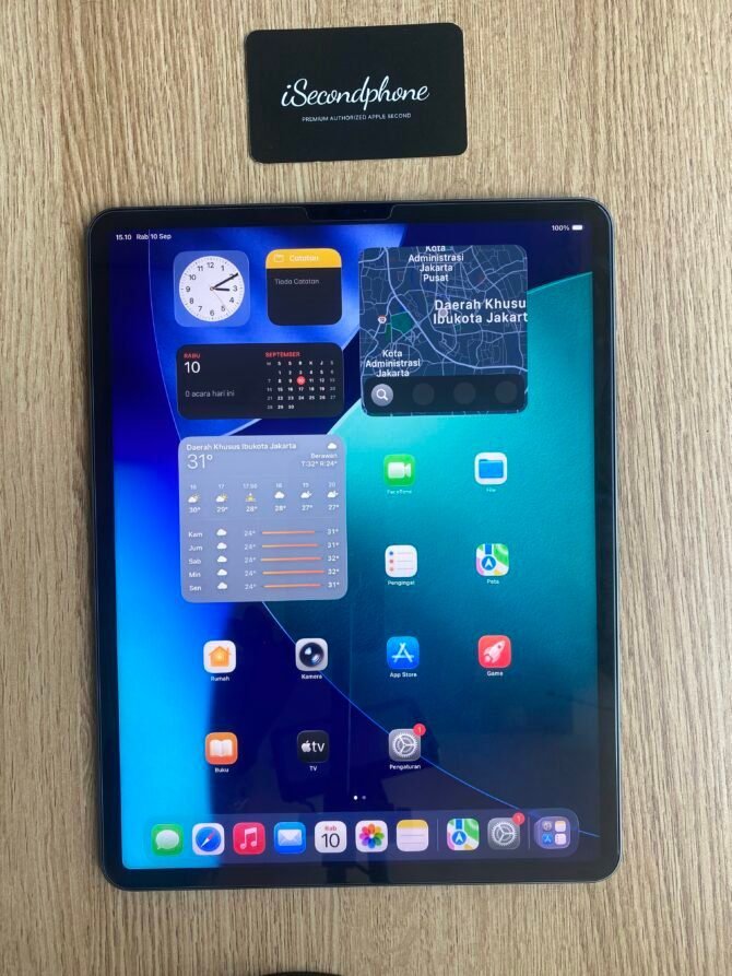 Home iPad Pro M1 12.9 Inch 128GB Space Gray Second Original