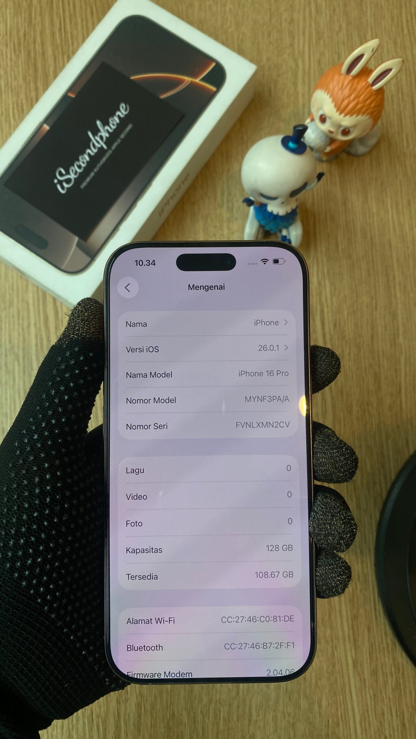 iPhone 16 Pro 128GB Desert Titanium Second iBox 5 iPhone 16 Pro 128GB Desert Titanium Second iBox