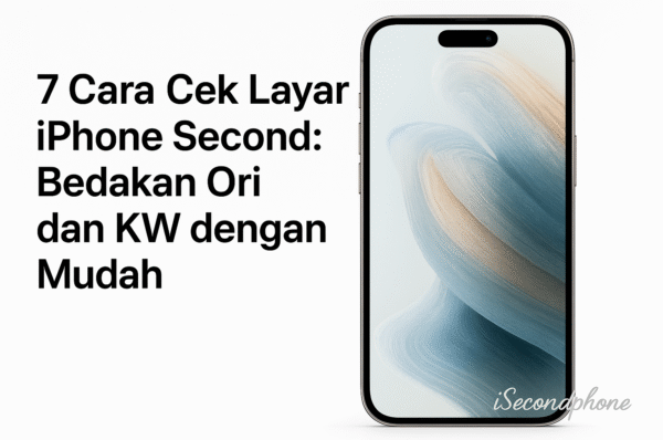 Cek layar iphone second ori vs kw