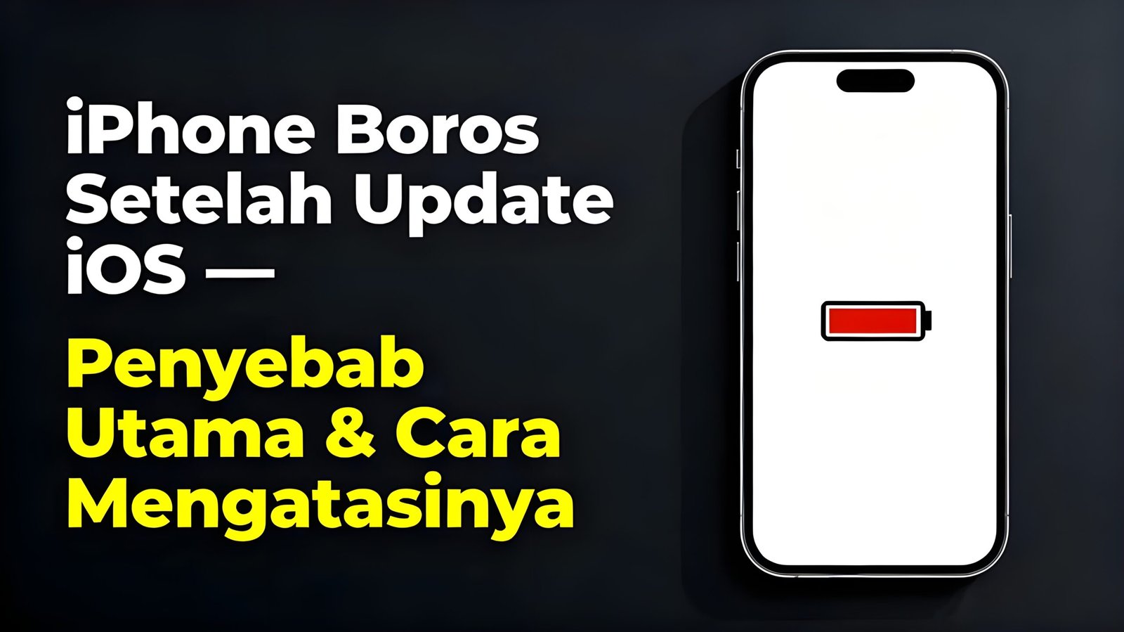 iPhone Boros Setelah Update iOS: 12 Alasan Kenapa Ini Terjadi & Solusi Ampuhnya