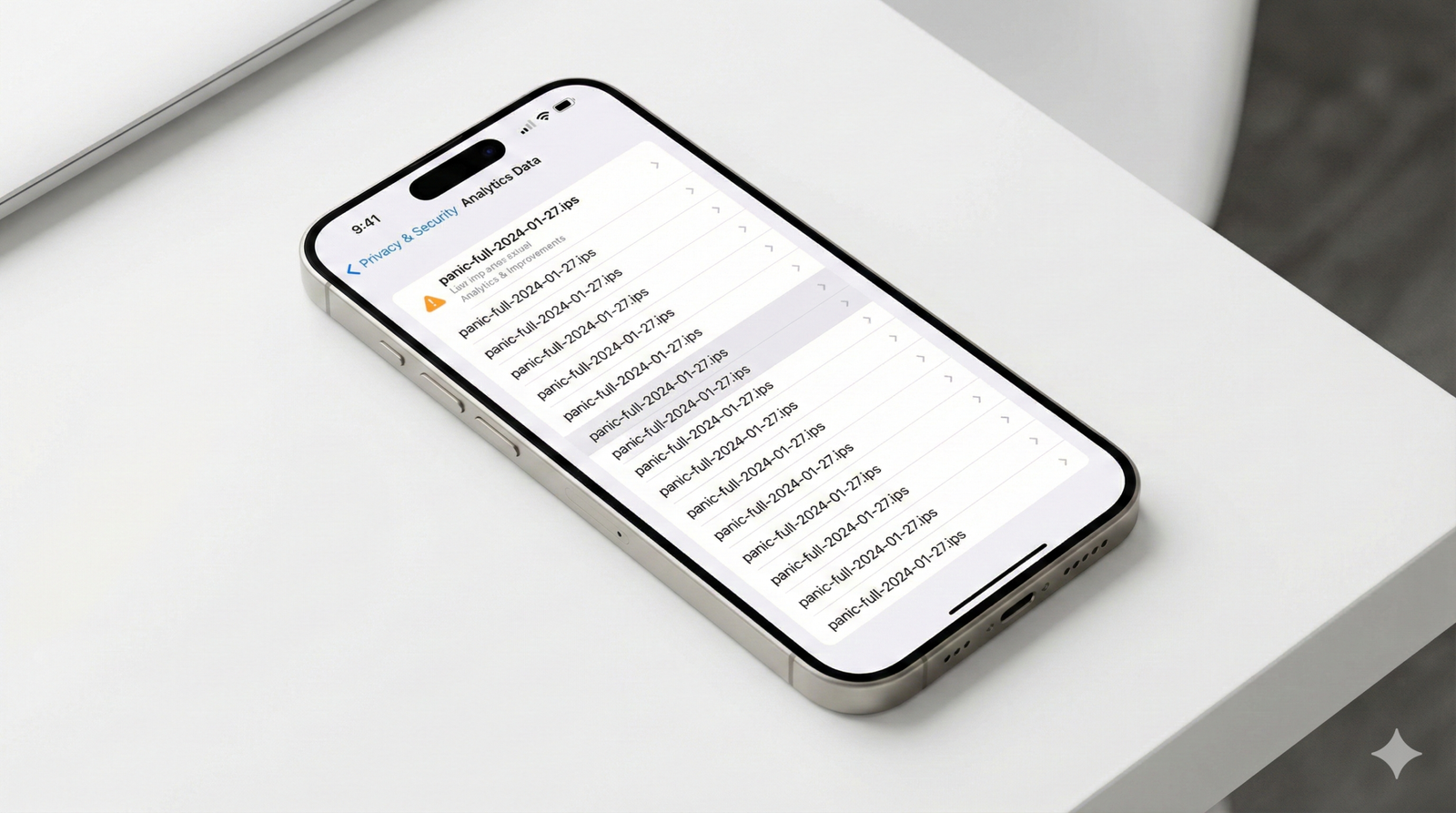 Cara Baca Panic Log iPhone
