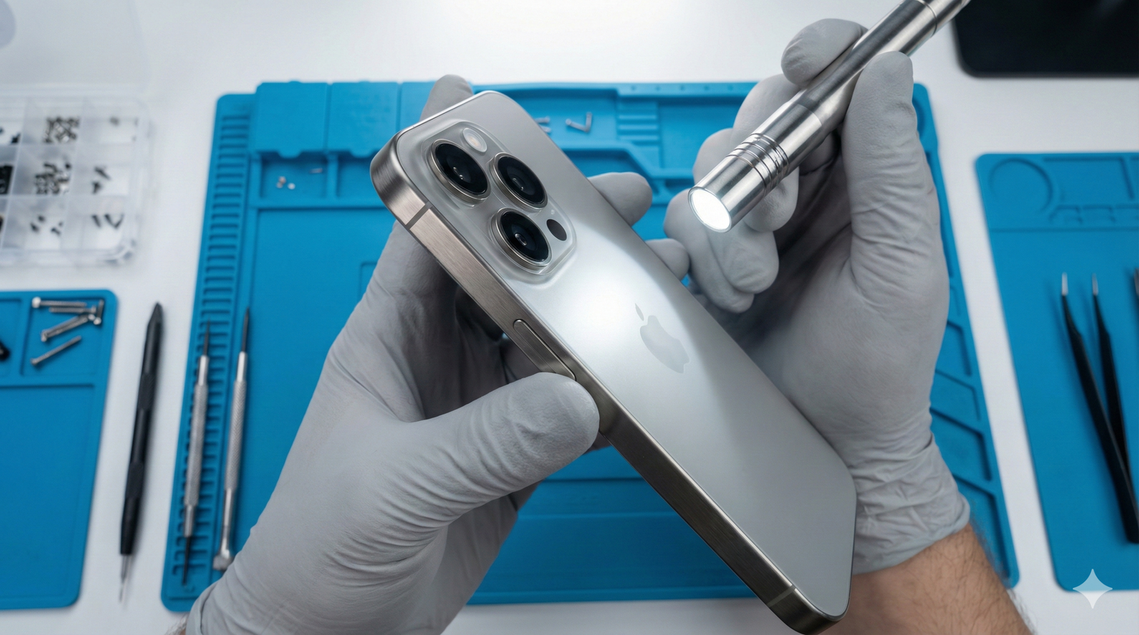 Panduan mengecek 5 ciri iPhone backdoor gantian dan perbedaan kaca belakang ori bawaan pabrik dengan OEM KW.