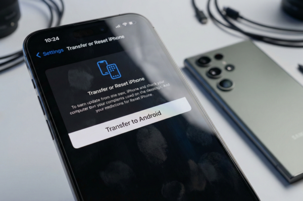 Tampilan Menu Update iOS 26.3 dengan Fitur Baru Transfer to Android