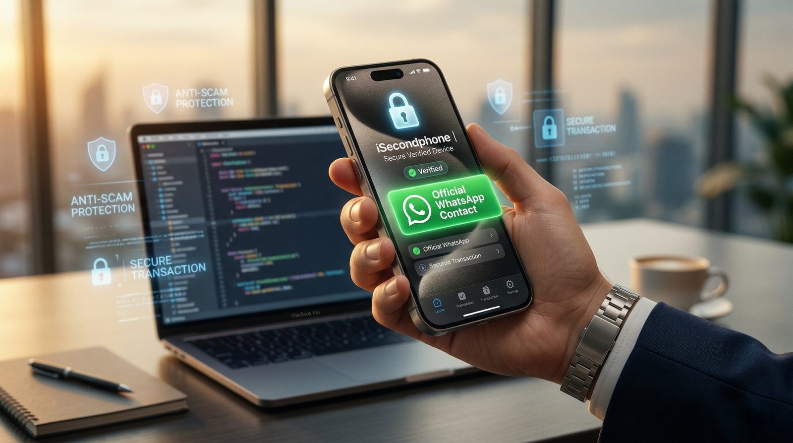 Panduan memvalidasi nomor resmi iSecondPhone melalui website dan Google profil bisnis untuk menghindari sindikat penipuan online.