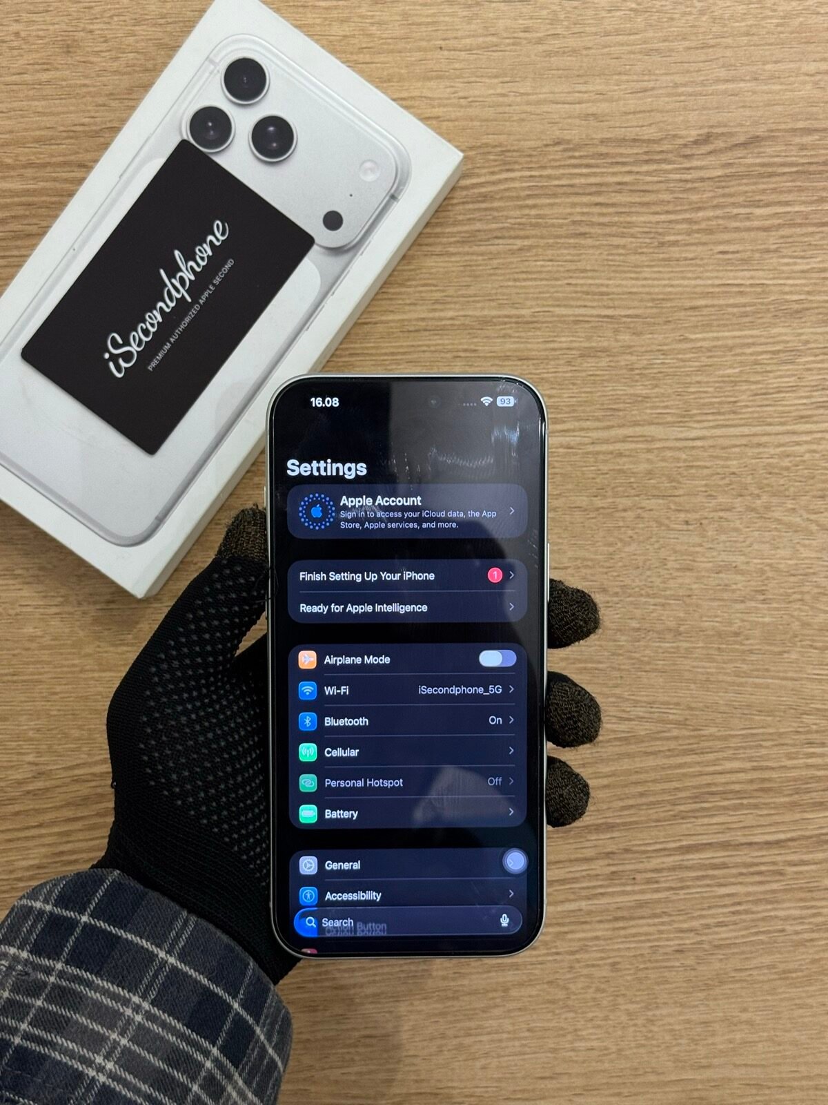 iPhone 17 Pro Max Silver 256GB Second iBox Original Bergaransi - iSecondphone Jakarta iPhone 17 Pro Max Silver 256GB Second iBox Original Bergaransi - iSecondphone Jakarta