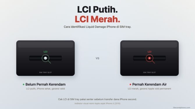 Liquid Damage iPhone Disembunyikan? Bongkar Rahasia 7 Tanda LCI