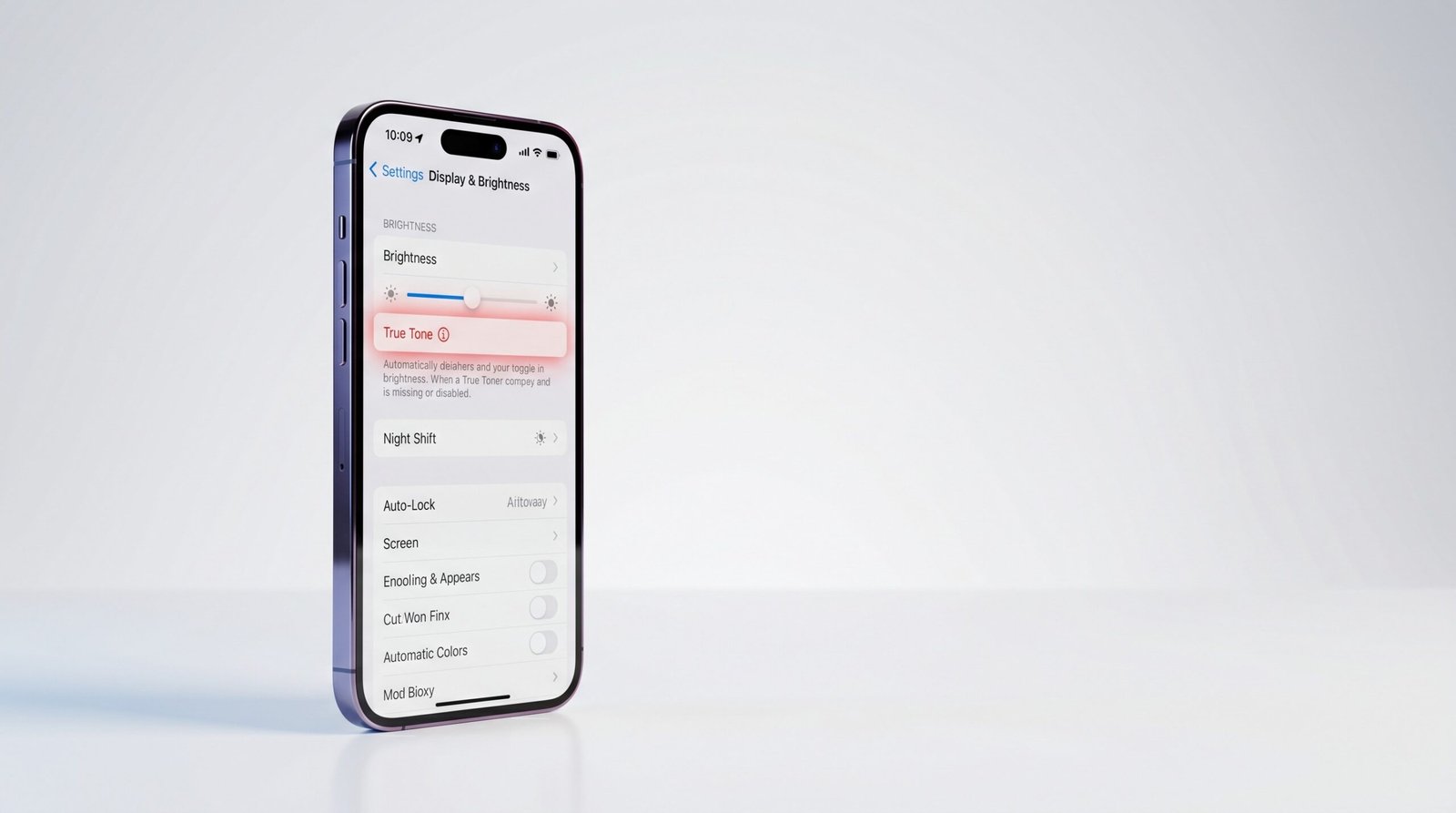True Tone iPhone Hilang — toggle Settings iOS hilang setelah layar diganti