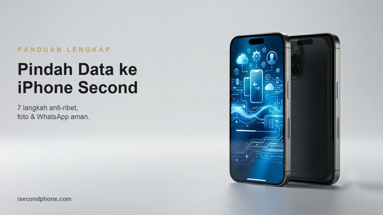Cara pindah data iPhone second baru lewat Quick Start dan iCloud