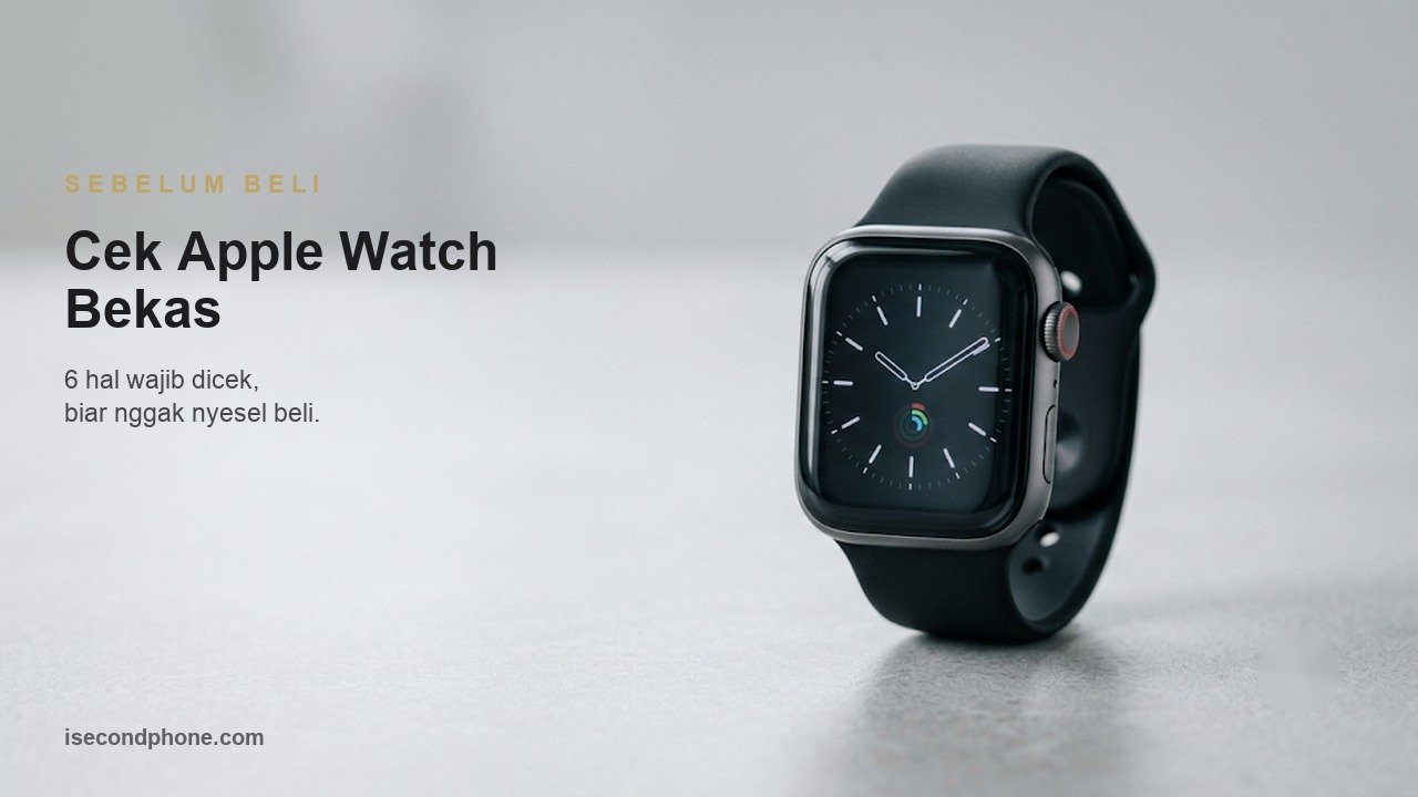 Cek Apple Watch bekas sebelum beli, 6 hal wajib diperiksa