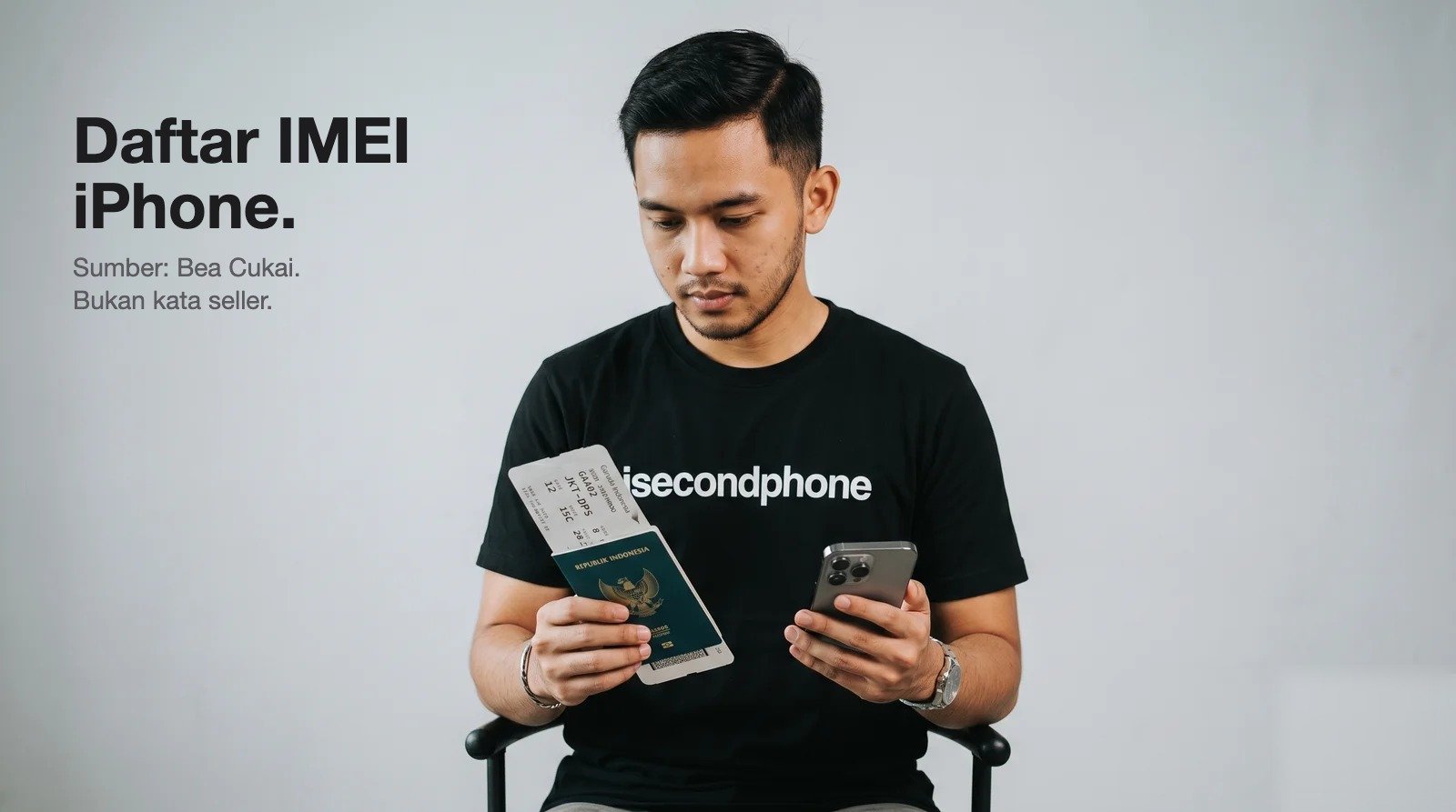 Daftar IMEI iPhone bekas ex-inter di Bea Cukai - bawa paspor, boarding pass, dan unit ke POSKO IMEI