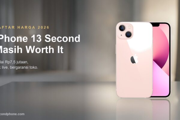 Harga iPhone 13 second 2026 semua tipe, foto unit asli iSecondphone bergaransi toko cek live video call
