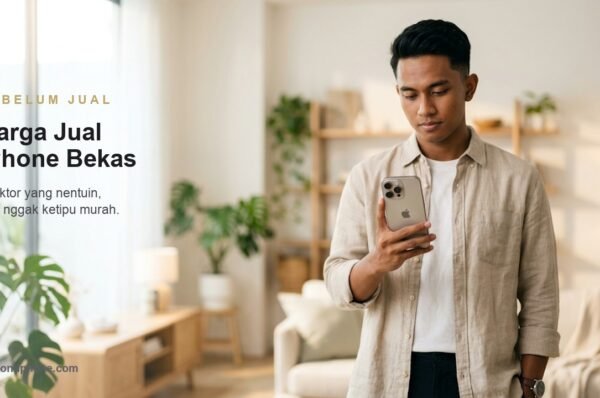 harga jual iPhone bekas - anak muda menilai iPhone sebelum menjual