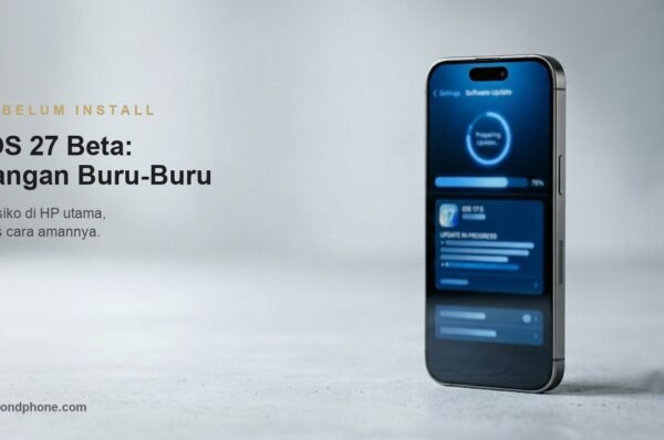 iOS 27 beta di iPhone, risiko install di HP utama sebelum versi final