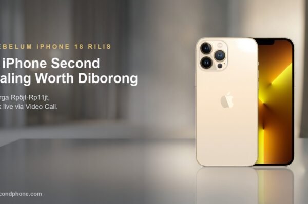 6 iPhone second paling worth dibeli sebelum iPhone 18 rilis September, foto unit asli iSecondphone bergaransi toko cek live video call