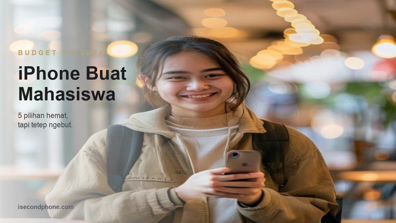 iPhone second untuk mahasiswa budget 3-6 juta