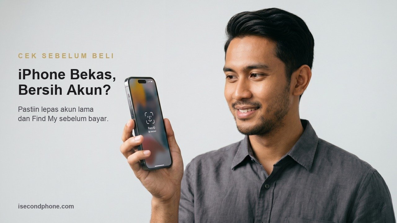 Stolen Device Protection iPhone bekas - cek akun iCloud bersih sebelum beli