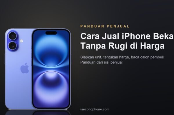 Panduan cara jual iPhone bekas dari sisi penjual supaya harganya tidak jatuh