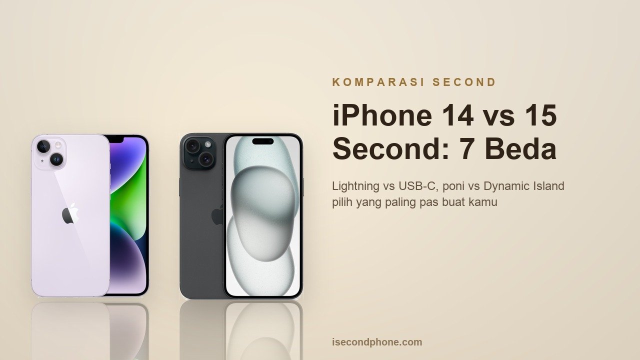 iPhone 14 vs 15 second: 7 beda penting biar nggak salah pilih