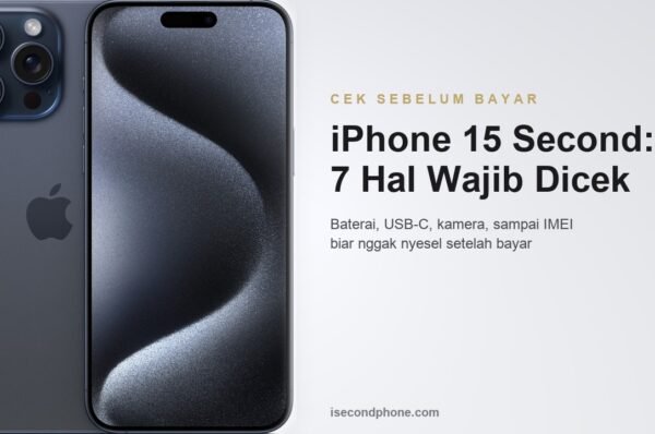 iPhone 15 second: 7 hal wajib dicek sebelum beli