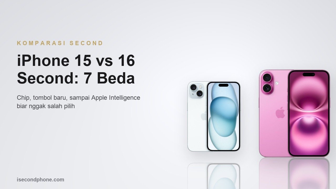 iPhone 15 vs 16 second: 7 beda penting biar nggak salah pilih