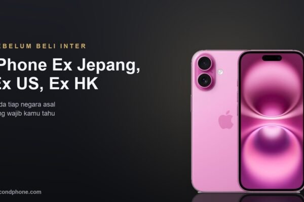 iPhone ex Jepang, ex US, dan ex HK: perbedaan tiap negara asal yang wajib dicek sebelum membeli