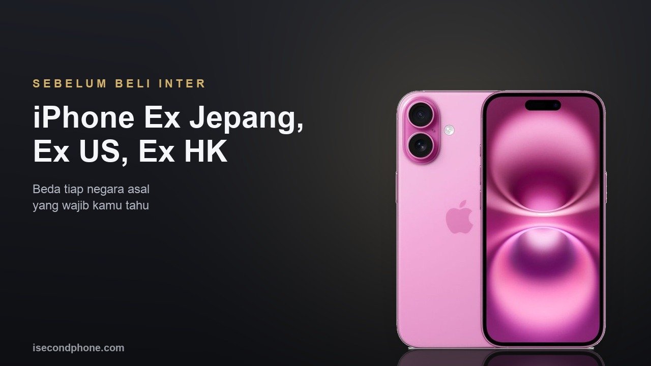 iPhone ex Jepang, ex US, dan ex HK: perbedaan tiap negara asal yang wajib dicek sebelum membeli