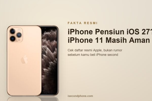 iPhone pensiun iOS 27? Fakta resmi: iPhone 11 masih kebagian update
