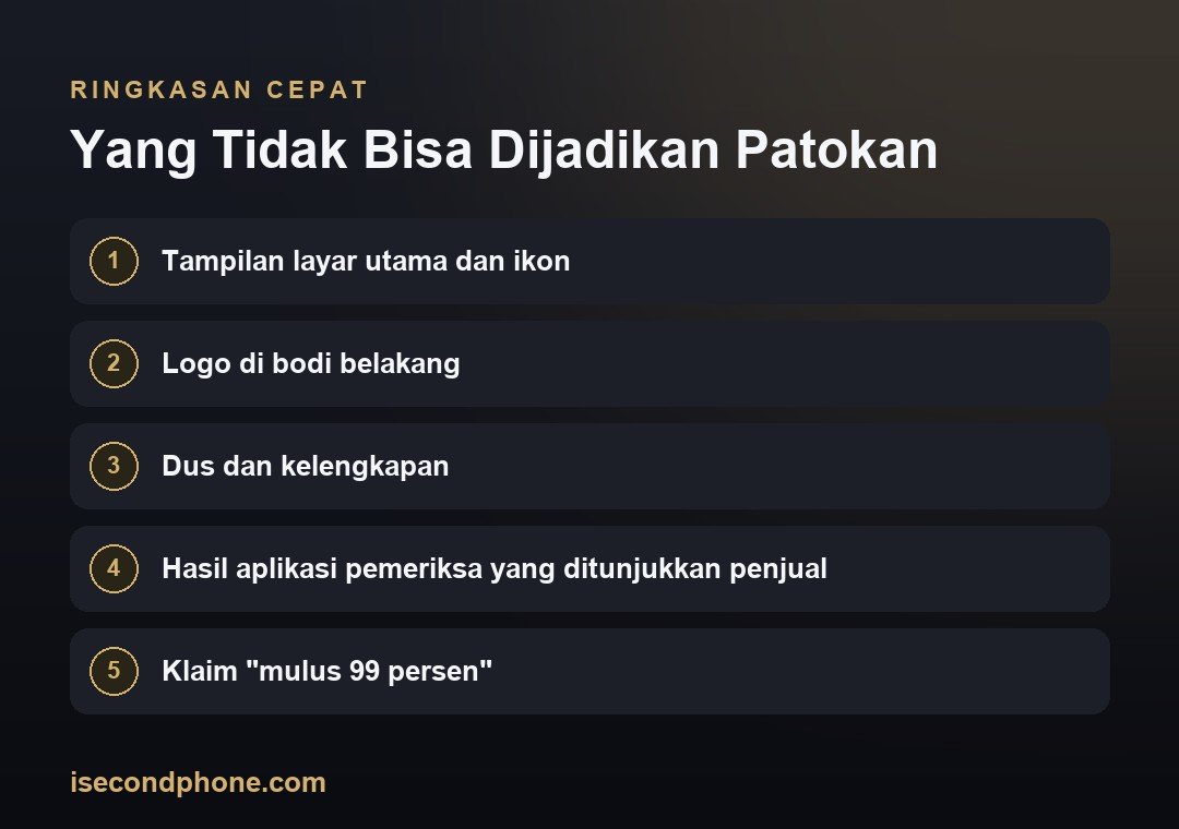 Beda iPhone Asli dan Replika HDC: Cara Ceknya 3 Yang Tidak Bisa Dijadikan Patokan — ringkasan panduan iPhone replika hdc