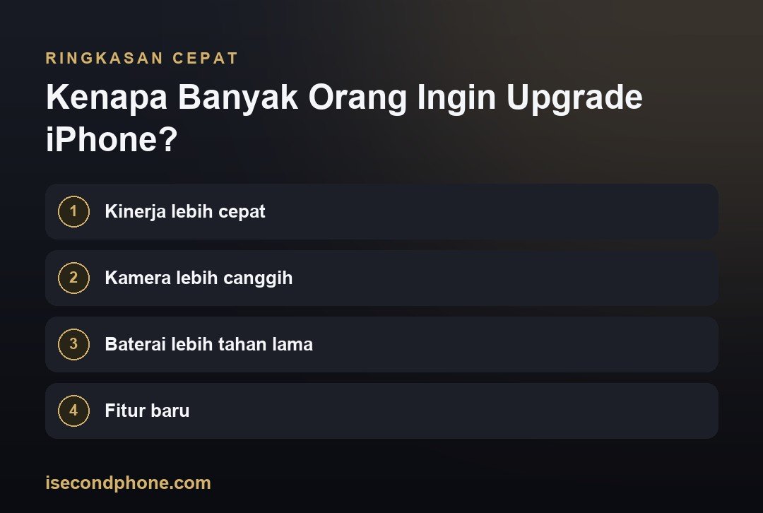 Kenapa Banyak Orang Ingin Upgrade iPhone — ringkasan panduan layanan jemput iPhone lama