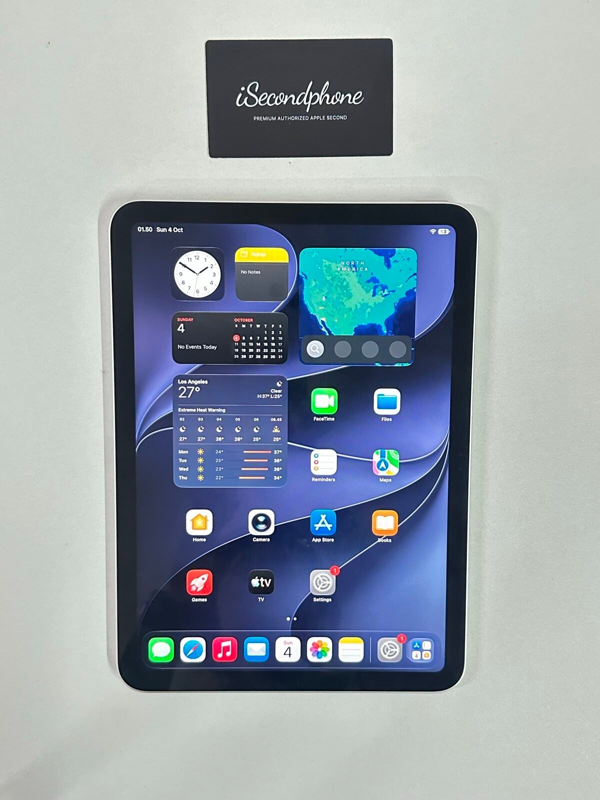 iPad A16 11 Inch 128GB Silver WiFi Only Second Resmi Original Bergaransi - iSecondphone Jakarta iPad A16 11 Inch 128GB Silver WiFi Only Second Resmi Original Bergaransi - iSecondphone Jakarta