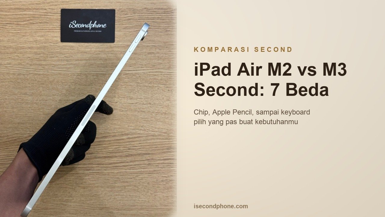 iPad Air M2 vs M3 second: 7 beda penting biar nggak salah pilih