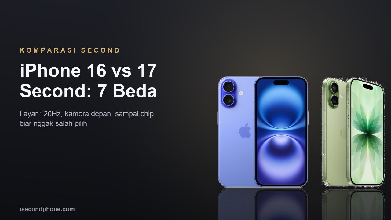 iPhone 16 vs 17 second: 7 beda penting biar nggak salah pilih