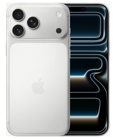 Render resmi Apple iPhone 17 Pro Max Silver, ilustrasi model dan warna