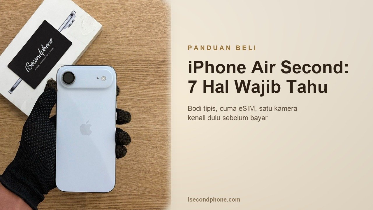 iPhone Air second: 7 hal wajib kamu tahu sebelum beli