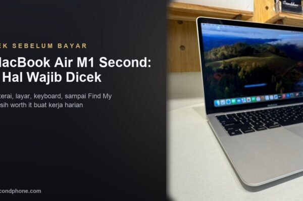MacBook Air M1 second: 7 hal wajib dicek sebelum beli