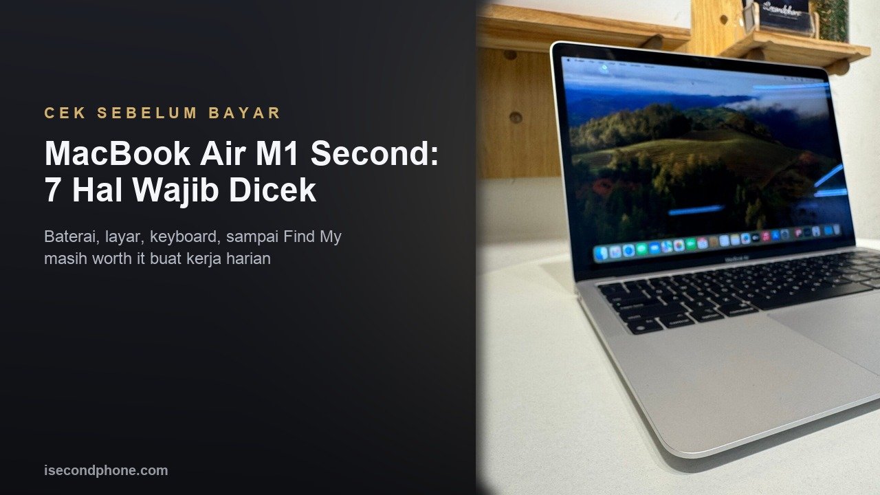 MacBook Air M1 second: 7 hal wajib dicek sebelum beli