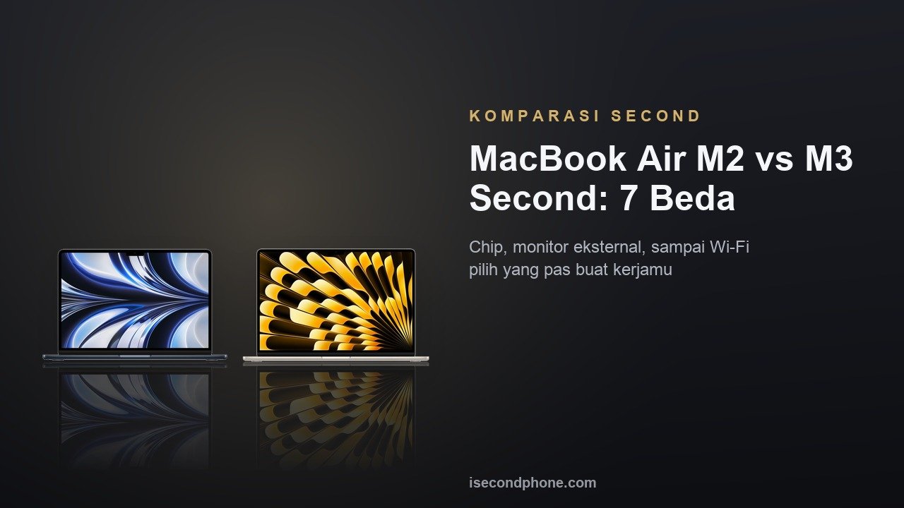 MacBook Air M2 vs M3 second: 7 beda penting biar nggak salah pilih